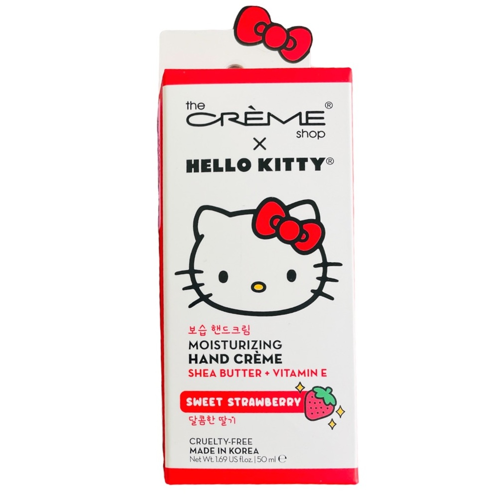 The Crème Shop Hello Kitty Moisturizing Hand Cream Sweet Strawberry Kawaii